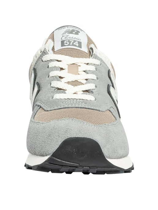 New Balance 574 Suede Trainers, Grijs - Image 4