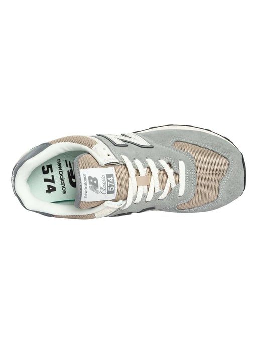 New Balance 574 Suede Trainers, Grijs - Image 6