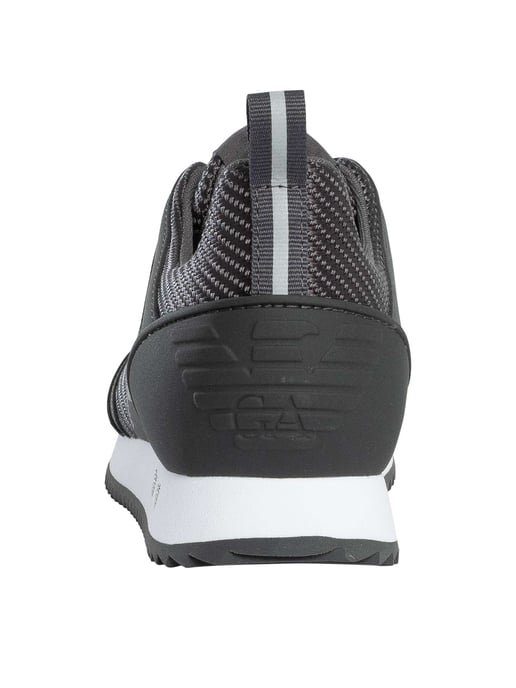 EA7 Mesh Logo-Sneakers, Grijs - Image 5