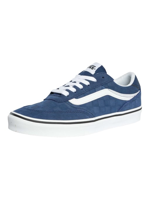Vans Brooklyn Suède Sneakers, Blauw - Image 1