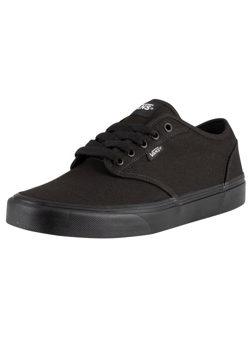 Vans Atwood Canvas Trainers, Black - Image 1
