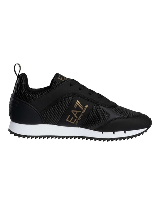 EA7 Carbon Mesh Logo Trainers, Zwart - Image 3