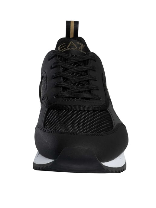 EA7 Carbon Mesh Logo Trainers, Zwart - Image 4