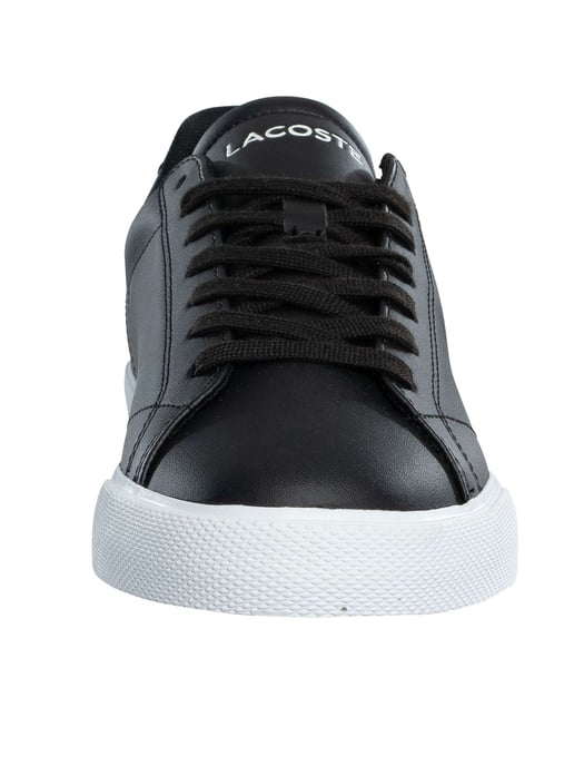 Lacoste Lerond Set 125 2 CMA Leren Sneakers, Zwart - Image 4