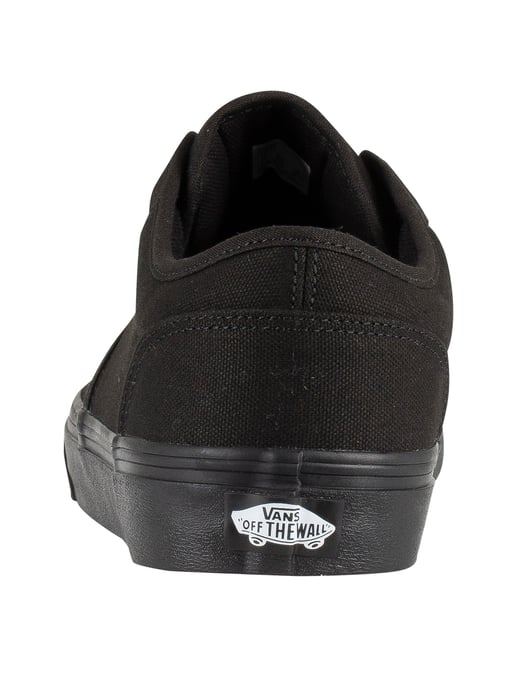 Vans Atwood Canvas Trainers, Black - Image 5