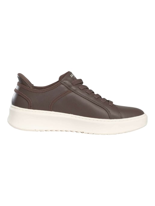 Skechers Slip-Ins Court Break Double Vented Trainers, Bruin - Image 3