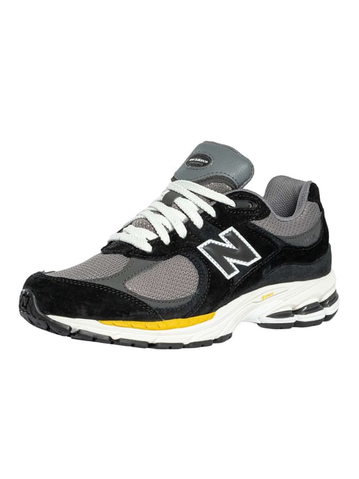 New Balance 2002 Suede Trainers, Black - Image 1