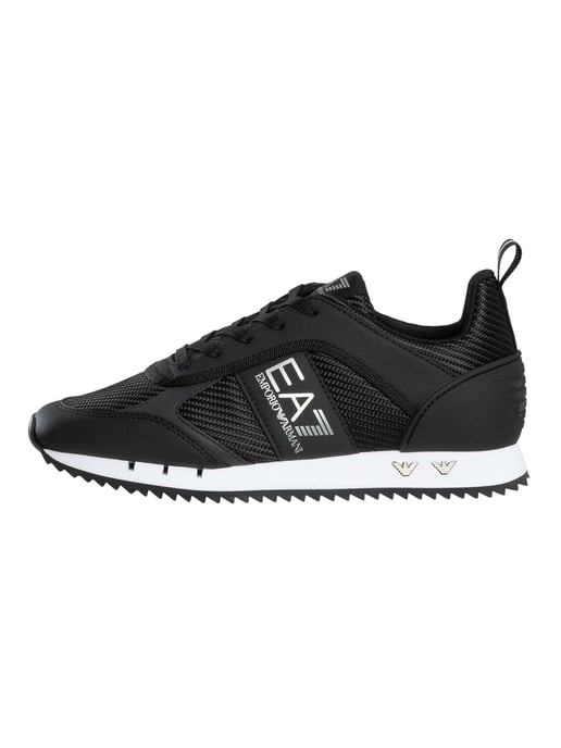EA7 Mesh Logo-Sneakers, Zwart - Image 2