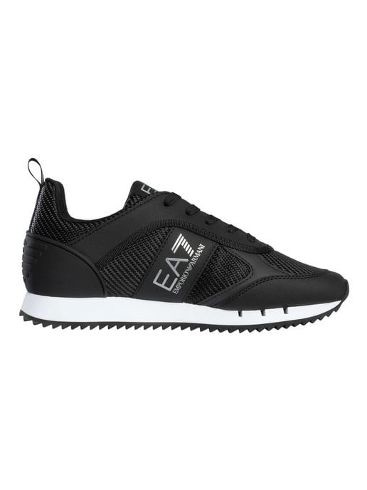 EA7 Mesh Logo-Sneakers, Zwart - Image 3