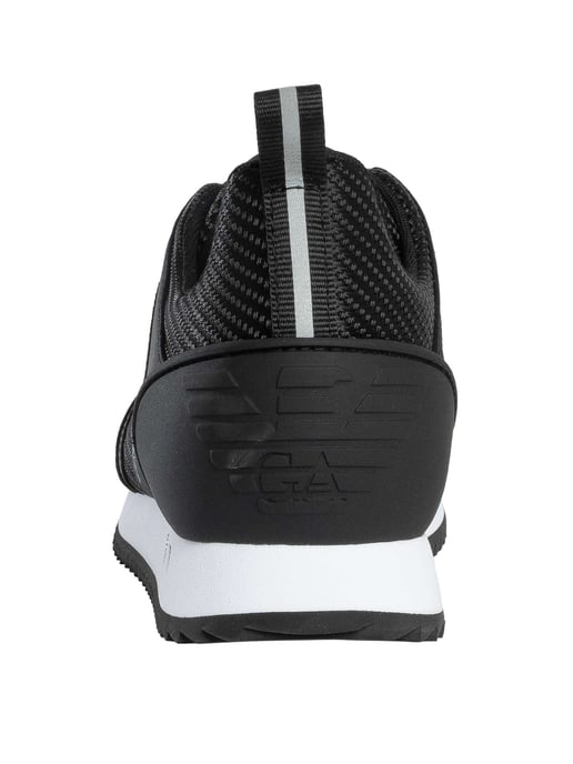 EA7 Mesh Logo-Sneakers, Zwart - Image 5