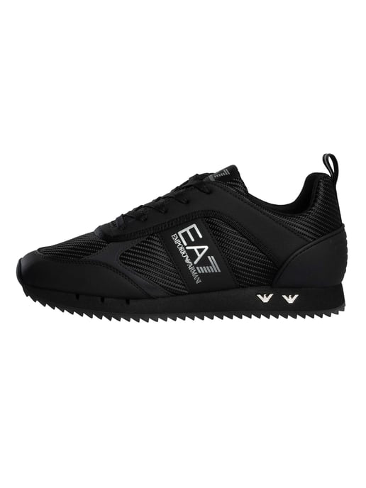 EA7 Carbon Mesh Logo Trainers, Zwart - Image 2