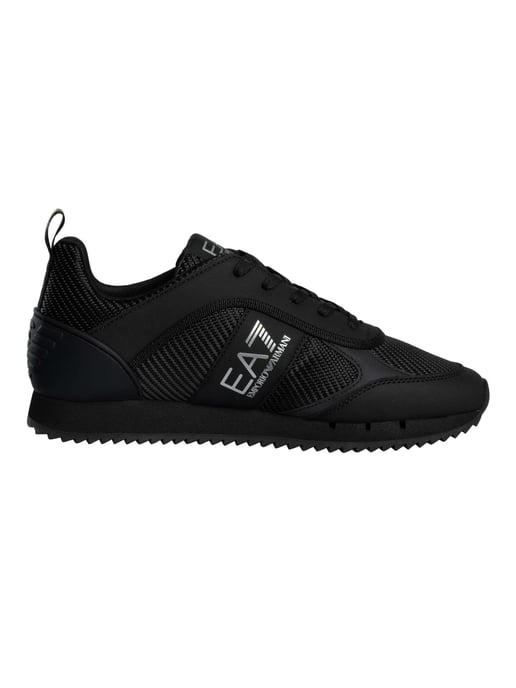 EA7 Carbon Mesh Logo Trainers, Zwart - Image 3