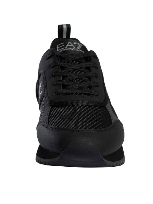 EA7 Carbon Mesh Logo Trainers, Zwart - Image 4