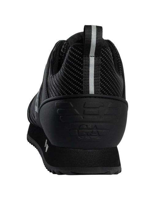 EA7 Carbon Mesh Logo Trainers, Zwart - Image 5