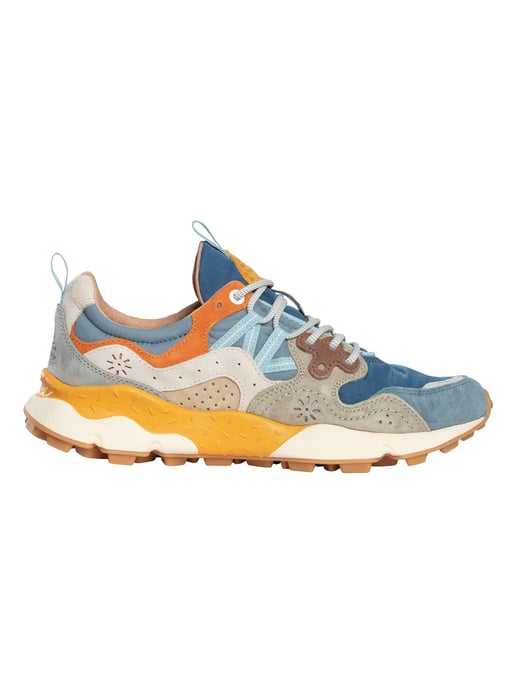 Flower Mountain Yamano Suède Sneakers, Blauw - Image 3