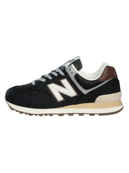New Balance 574 Trainers, Zwart - Image 2