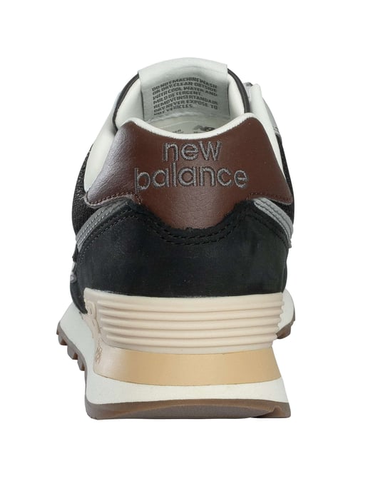 New Balance 574 Trainers, Zwart - Image 5