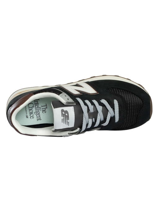 New Balance 574 Trainers, Zwart - Image 6
