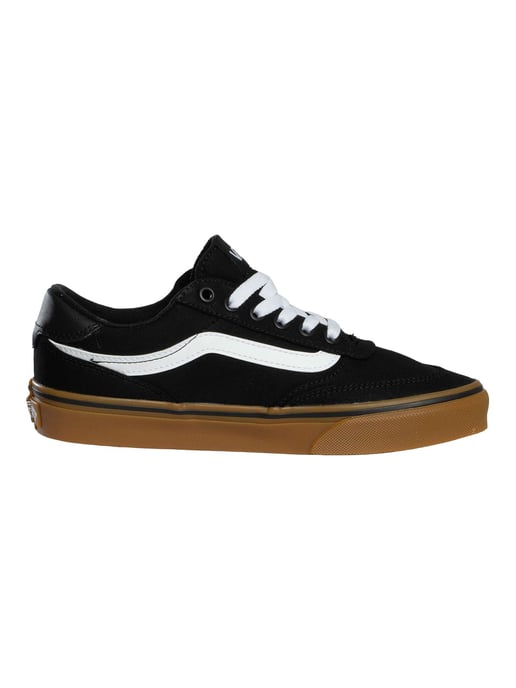 Vans Brooklyn Canvas-Sneakers, Zwart - Image 3