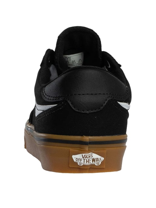 Vans Brooklyn Canvas-Sneakers, Zwart - Image 5