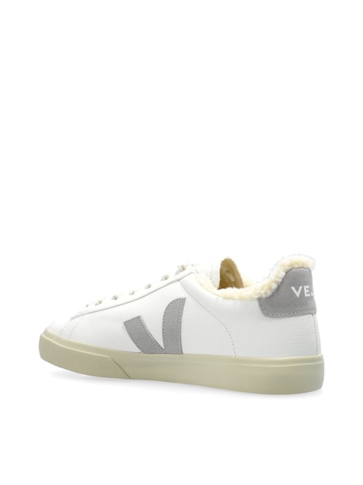 Campo leren sneakers met bontafwerking - Image 3