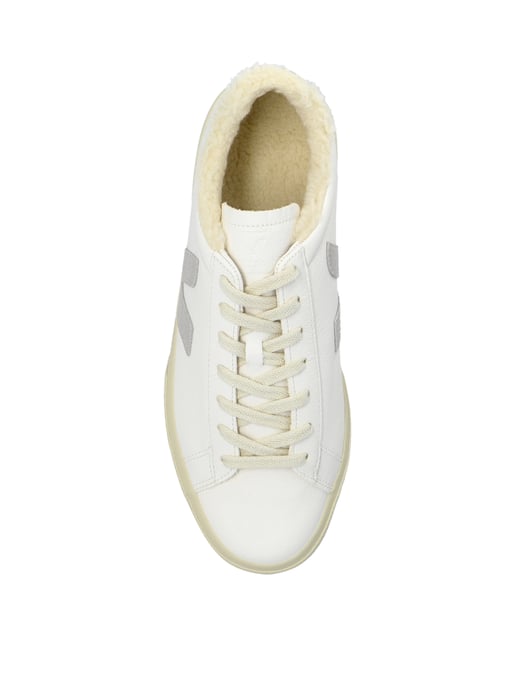Campo leren sneakers met bontafwerking - Image 4