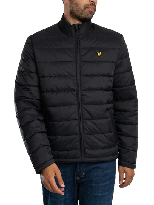 Lyle & Scott Gewatteerde Pufferjas, Zwart - Image 2