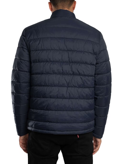 Lyle & Scott Gewatteerde Pufferjas, Blauw - Image 3
