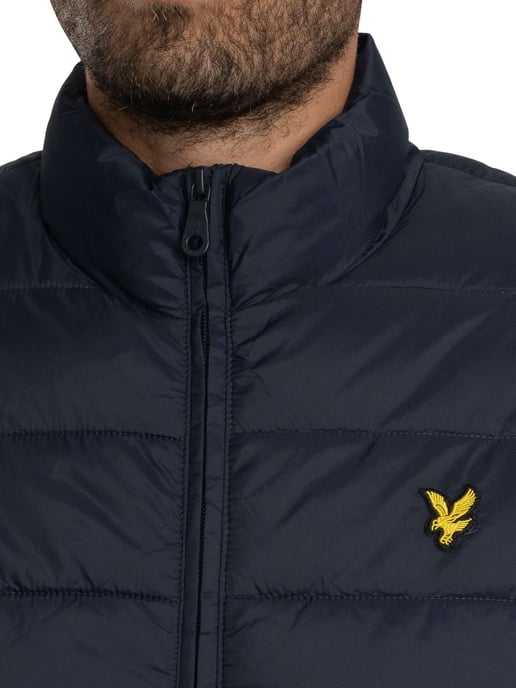 Lyle & Scott Gewatteerde Pufferjas, Blauw - Image 5