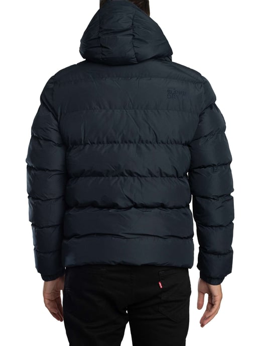 Superdry Sport Puffer Jack Met Capuchon, Blauw - Image 3
