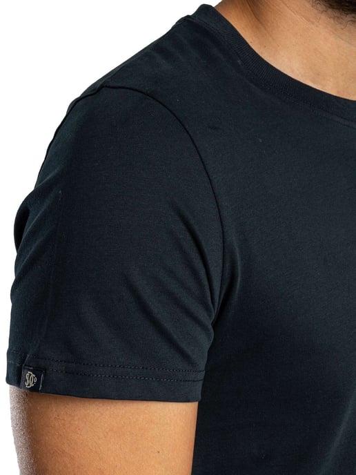 Superdry Essential Serif Logo T-Shirt, Blauw - Image 5