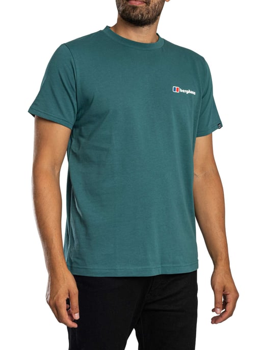 Berghaus T-Shirt Met Klaslogo, Groen - Image 1