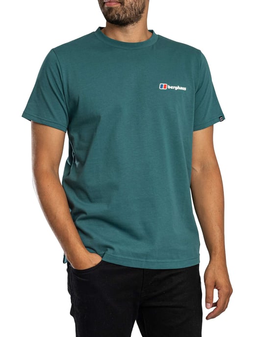 Berghaus T-Shirt Met Klaslogo, Groen - Image 2