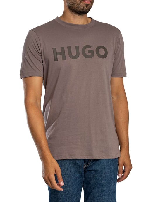 HUGO Dulivio Grafisch T-Shirt, Grijs - Image 2