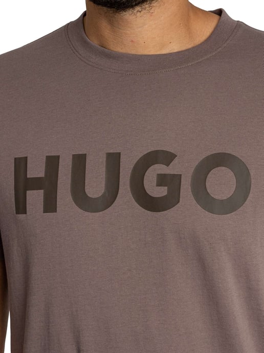 HUGO Dulivio Grafisch T-Shirt, Grijs - Image 4