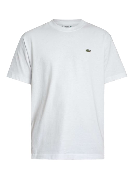 Lacoste T-Shirt Van Zware Katoenen Jersey, Wit - Image 5