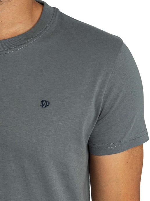Superdry Essential SDC0 Logo EMB T-Shirt, Grijs - Image 4