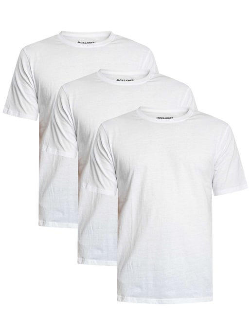 Jack & Jones Set Van 3 Basic T-Shirts, Wit - Image 1