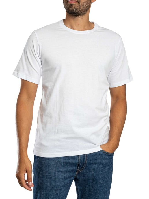 Jack & Jones Set Van 3 Basic T-Shirts, Wit - Image 3
