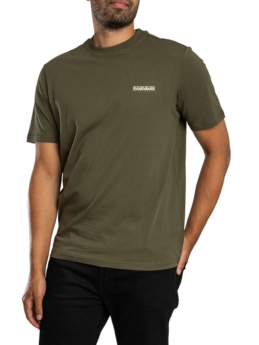 Napapijri Small Box T-Shirt, Groen - Image 2