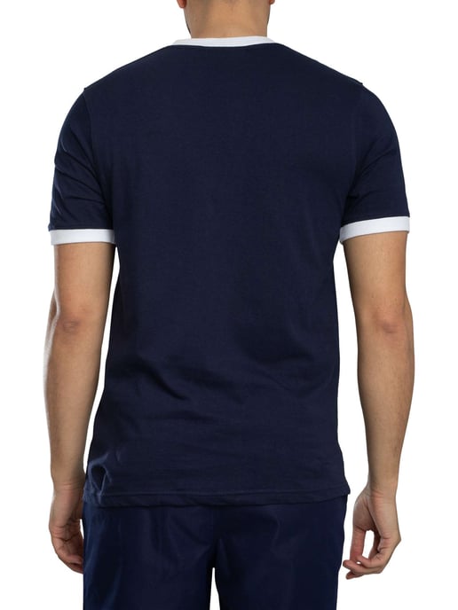 Fila Marconi Essential Ringer T-Shirt, Blauw - Image 3