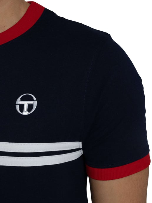 Sergio Tacchini Supermac T-Shirt, Blauw - Image 4
