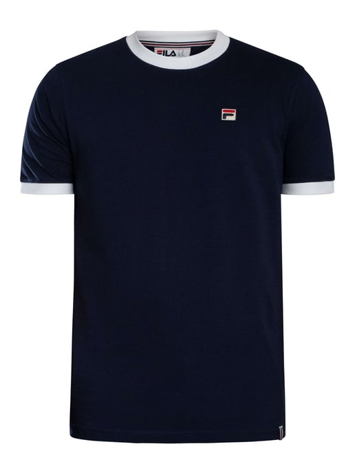 Fila Marconi Essential Ringer T-Shirt, Blauw - Image 5
