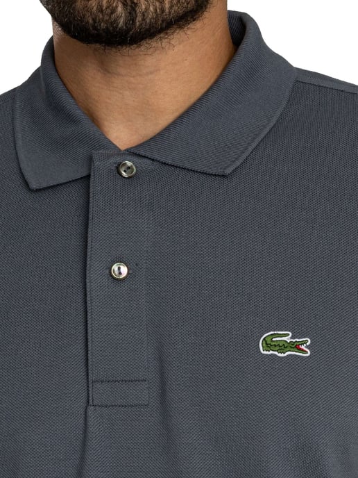 Lacoste Logo Polo Shirt, Grey - Image 4