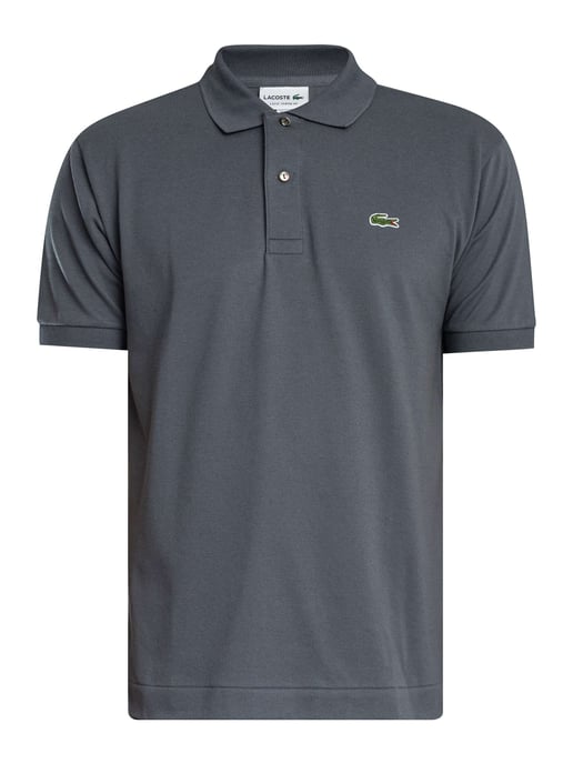 Lacoste Logo Polo Shirt, Grey - Image 5