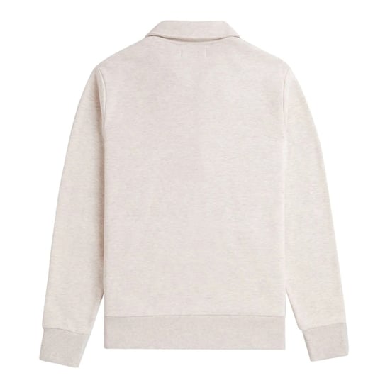 Fred Perry Half Zip Porridge Marl Pullover Sweater - Image 2