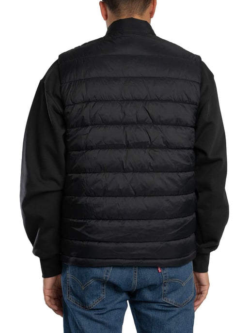 Lyle & Scott Quilted Puffer Gilet, Black - Image 3