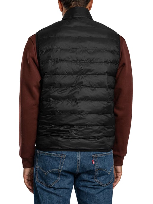 Lacoste Lichtgewicht Gewatteerd Vest, Zwart - Image 3