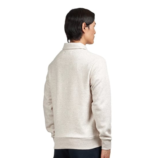 Fred Perry Half Zip Porridge Marl Pullover Sweater - Image 5