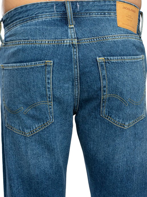 Jack & Jones Chris Original Relaxed 516 Jeans, Blue - Image 4